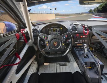 Porsche 718 Cayman GT4 RS Clubsport Fahrerraum